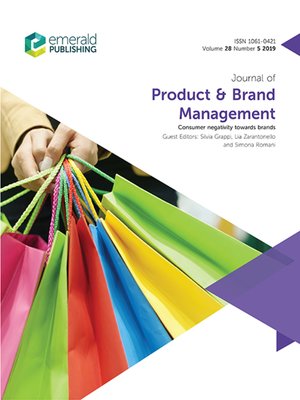 cover image of Journal of Product & Brand Management, Volume 28, Number 5
